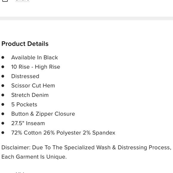 NWT Fashion Nova do it again black distressed skinny jeans size 11 - Picture 4 of 8